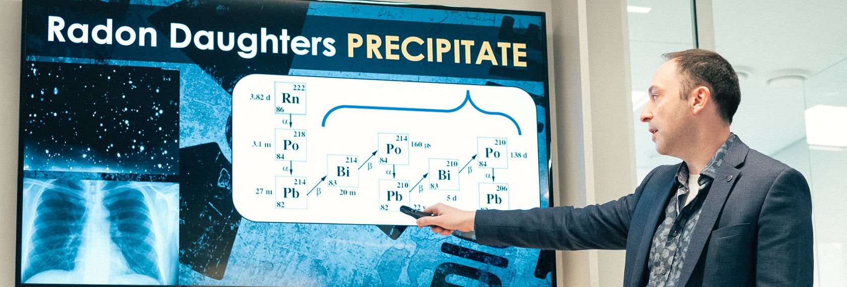 Radon expert, Dr. Goodarzi visits Airthings